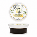 8oz Sugar Wax Kit comes with 4oz Dusting Powder, 10 Popsicle Sticks, and 12 Reusable Muslin Strips, sugar wax, sugar waxing, strip wax, soft wax, body wax, hair removal, body hair removal